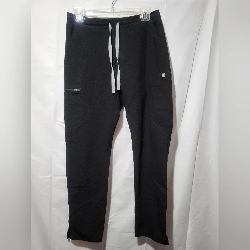 FIGS  Black Drawstring Pants - Picture 2 of 8